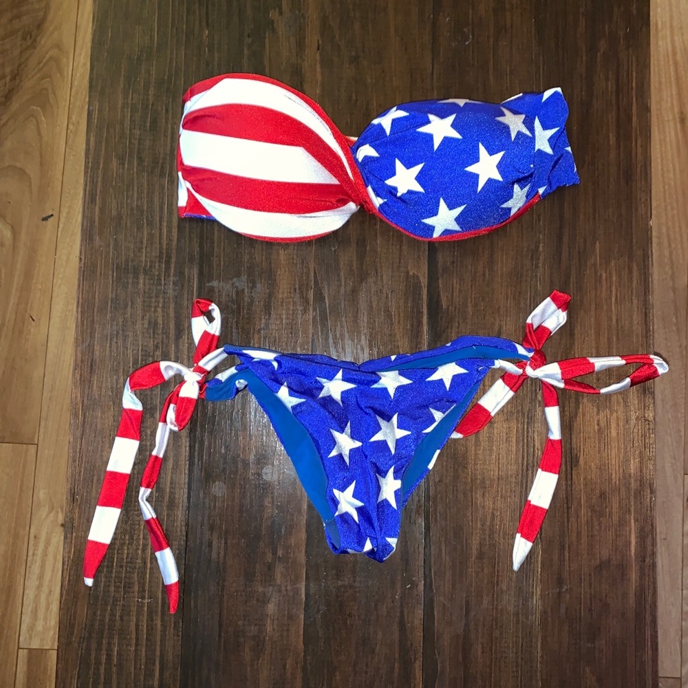American flag bikini